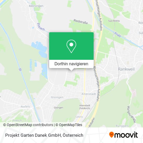 Projekt Garten Danek GmbH Karte