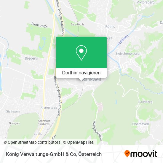 König Verwaltungs-GmbH & Co Karte