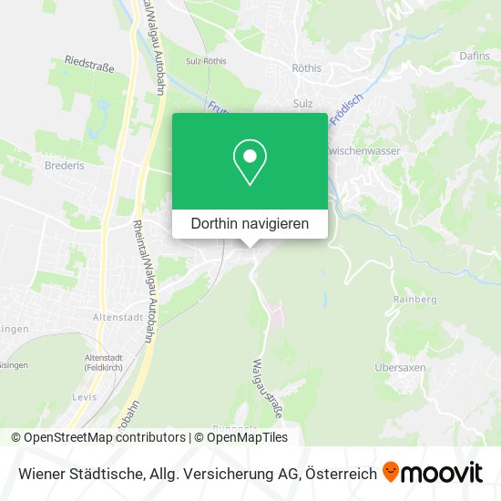 Wiener Städtische, Allg. Versicherung AG Karte