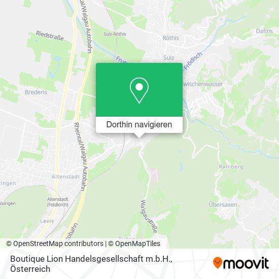 Boutique Lion Handelsgesellschaft m.b.H. Karte