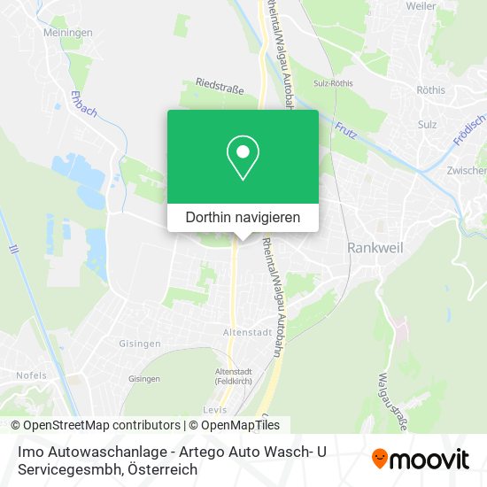 Imo Autowaschanlage - Artego Auto Wasch- U Servicegesmbh Karte