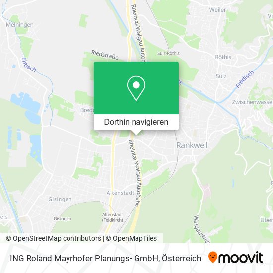 ING Roland Mayrhofer Planungs- GmbH Karte