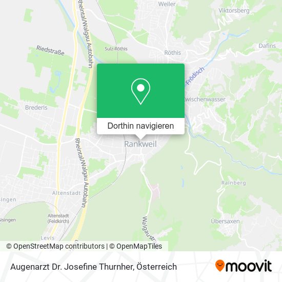 Augenarzt Dr. Josefine Thurnher Karte