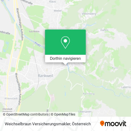 Weichselbraun Versicherungsmakler Karte