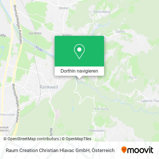 Raum Creation Christian Hlavac GmbH Karte