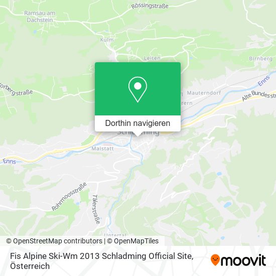 Fis Alpine Ski-Wm 2013 Schladming Official Site Karte