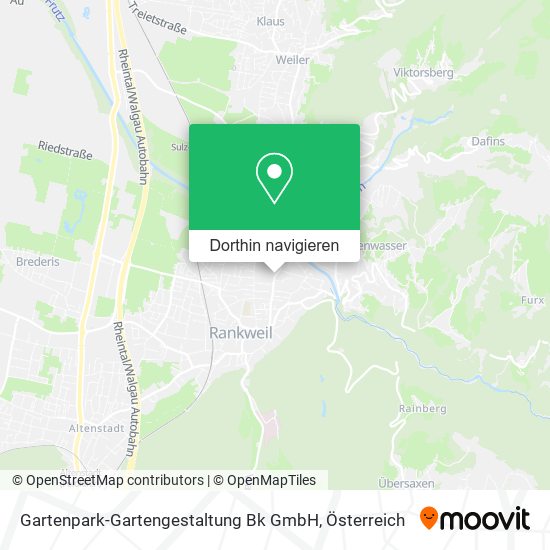Gartenpark-Gartengestaltung Bk GmbH Karte