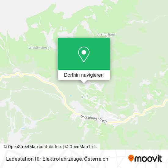 Ladestation für Elektrofahrzeuge Karte