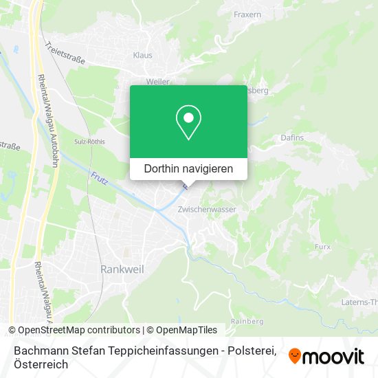 Bachmann Stefan Teppicheinfassungen - Polsterei Karte