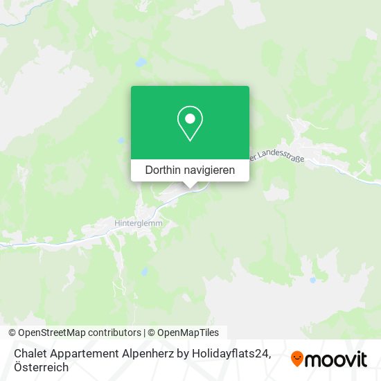 Chalet Appartement Alpenherz by Holidayflats24 Karte