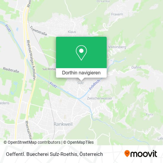 Oeffentl. Buecherei Sulz-Roethis Karte