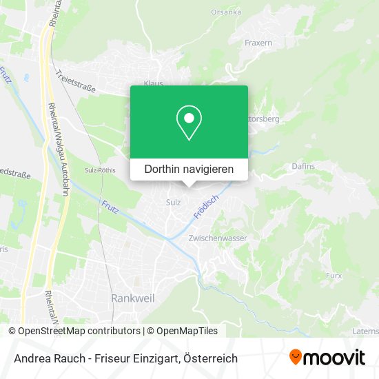 Andrea Rauch - Friseur Einzigart Karte