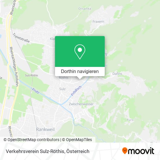 Verkehrsverein Sulz-Röthis Karte