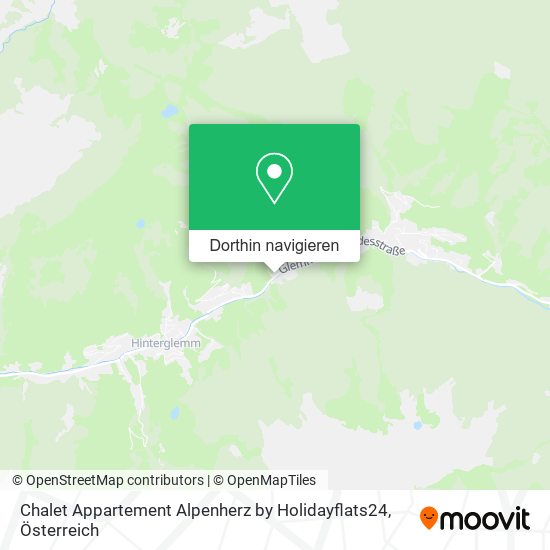 Chalet Appartement Alpenherz by Holidayflats24 Karte