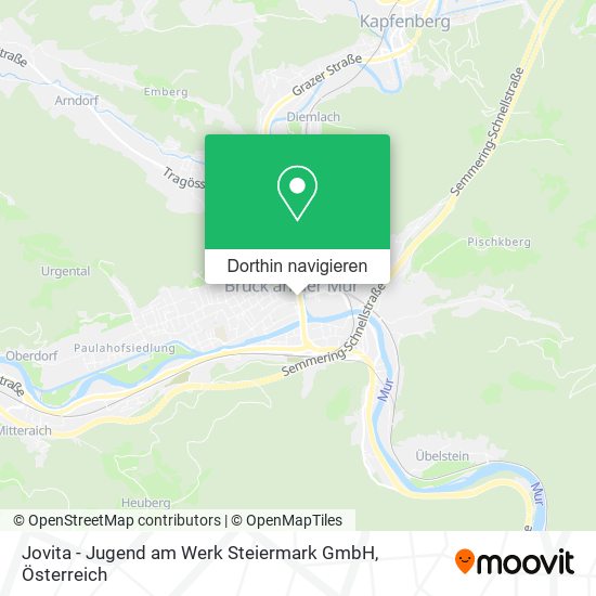 Jovita - Jugend am Werk Steiermark GmbH Karte