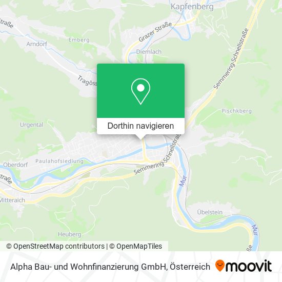 Alpha Bau- und Wohnfinanzierung GmbH Karte