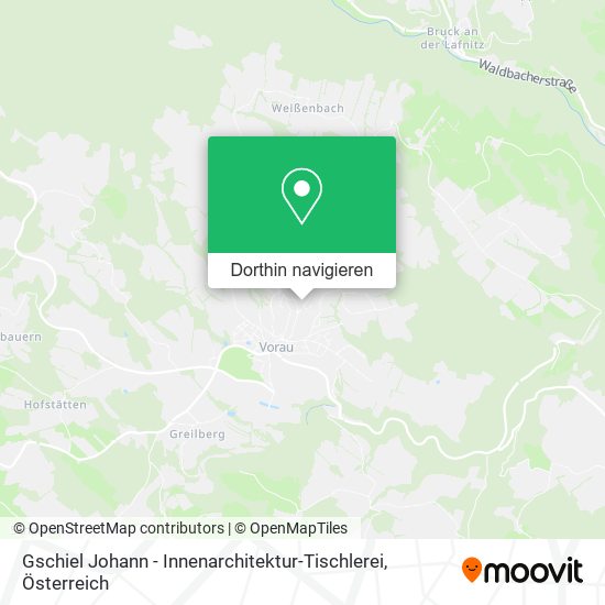Gschiel Johann - Innenarchitektur-Tischlerei Karte