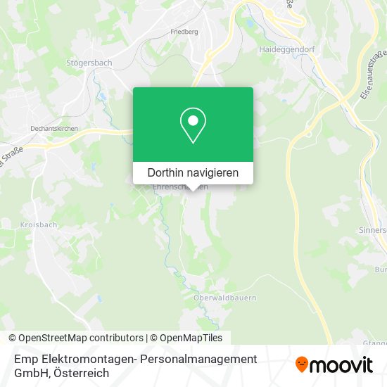 Emp Elektromontagen- Personalmanagement GmbH Karte