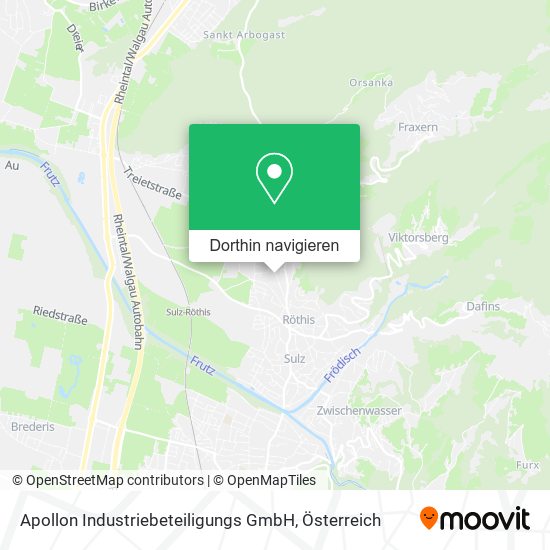 Apollon Industriebeteiligungs GmbH Karte