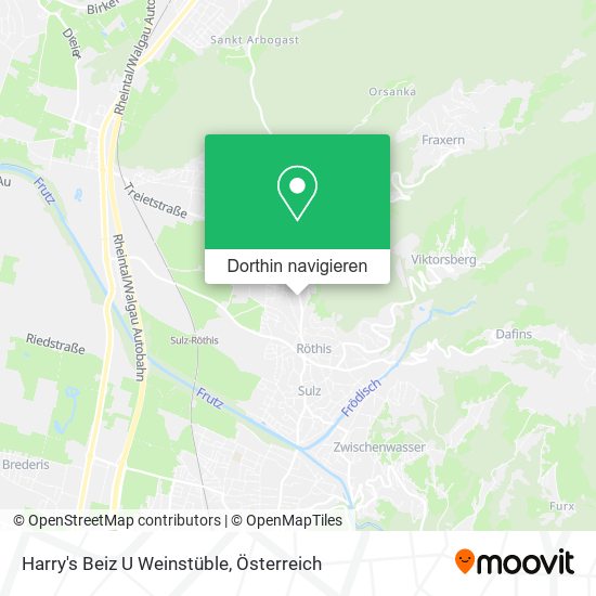 Harry's Beiz U Weinstüble Karte