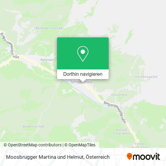 Moosbrugger Martina und Helmut Karte