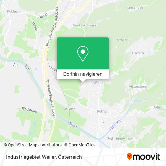 Industriegebiet Weiler Karte