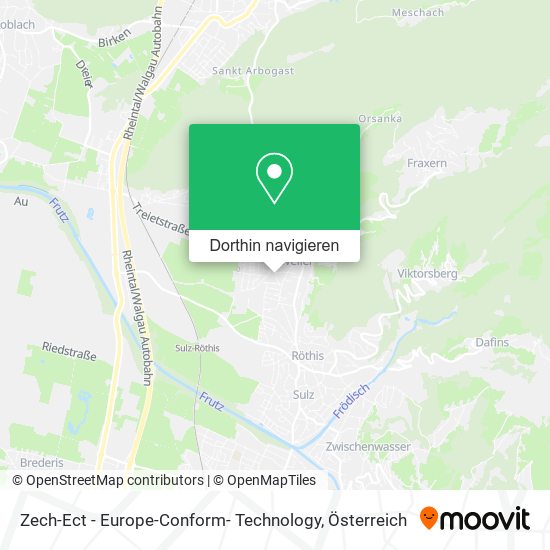 Zech-Ect - Europe-Conform- Technology Karte