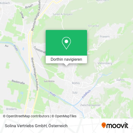 Solina Vertriebs GmbH Karte