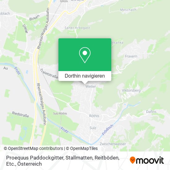 Proequus Paddockgitter, Stallmatten, Reitböden, Etc. Karte