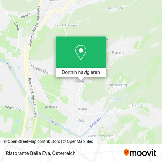 Ristorante Bella Eva Karte