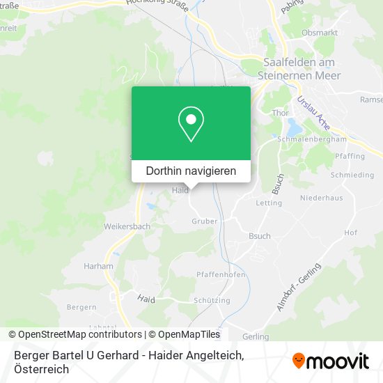 Berger Bartel U Gerhard - Haider Angelteich Karte