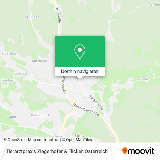 Tierarztpraxis Ziegerhofer & Flicker Karte