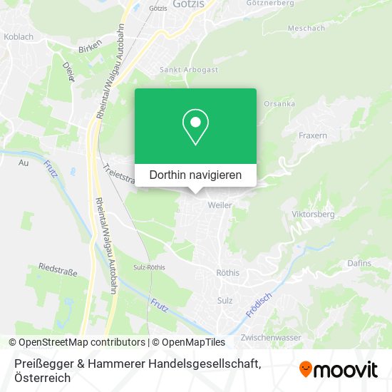 Preißegger & Hammerer Handelsgesellschaft Karte