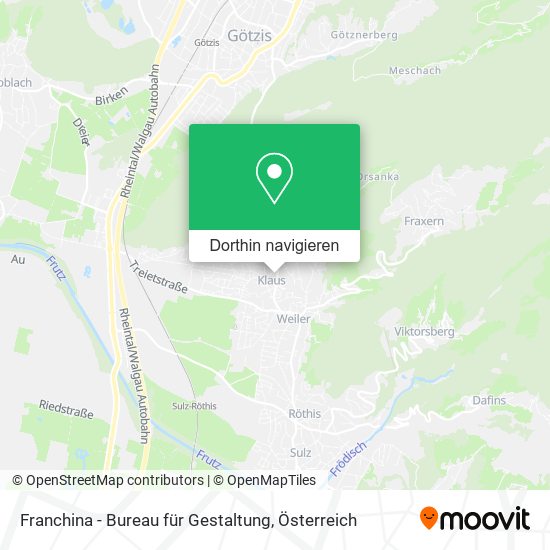 Franchina - Bureau für Gestaltung Karte