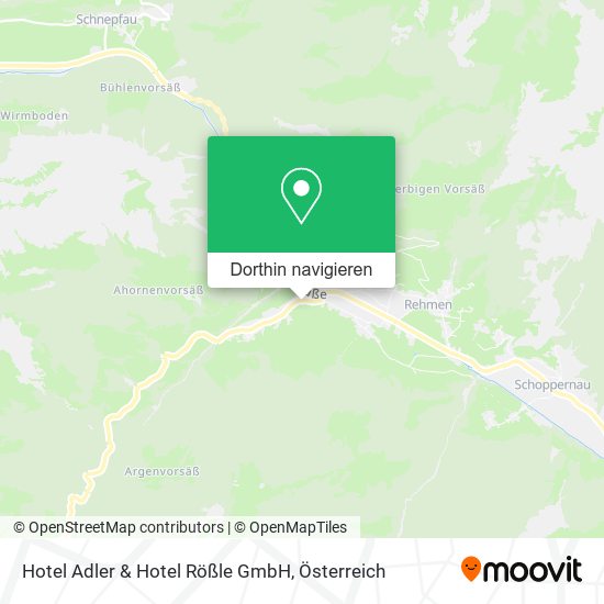 Hotel Adler & Hotel Rößle GmbH Karte