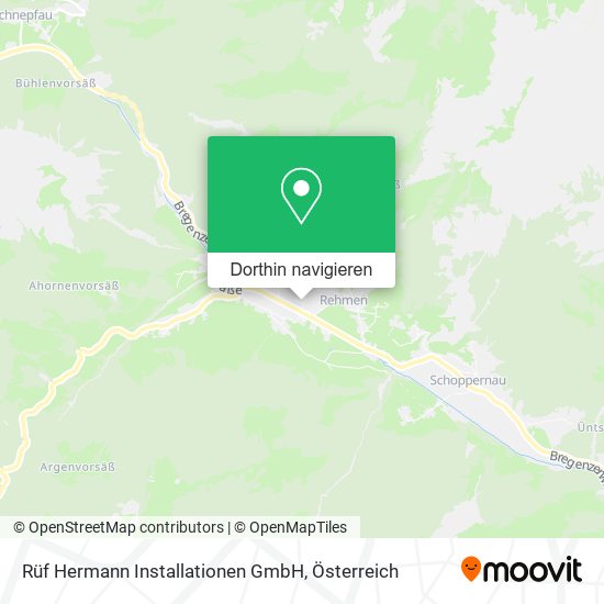 Rüf Hermann Installationen GmbH Karte