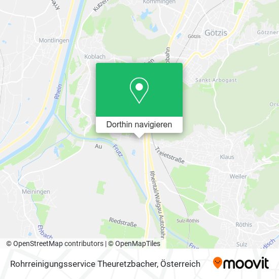 Rohrreinigungsservice Theuretzbacher Karte