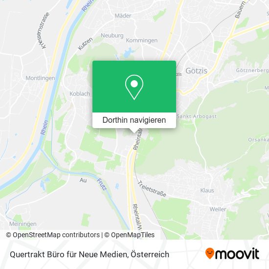 Quertrakt Büro für Neue Medien Karte
