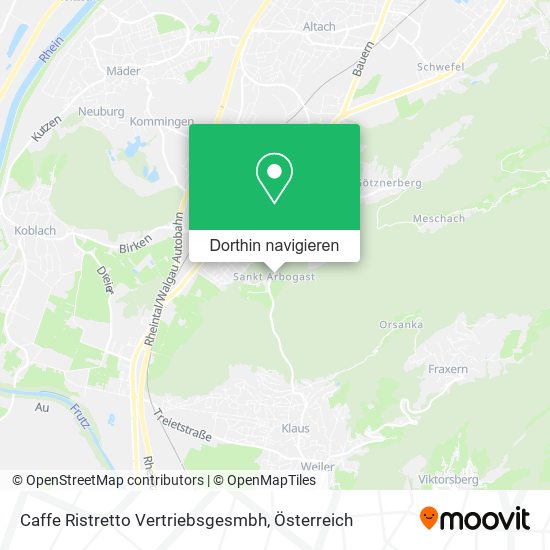 Caffe Ristretto Vertriebsgesmbh Karte