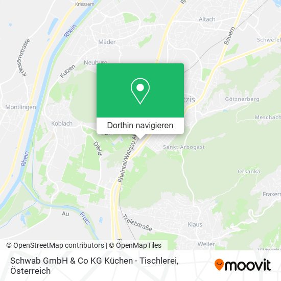 Schwab GmbH & Co KG Küchen - Tischlerei Karte