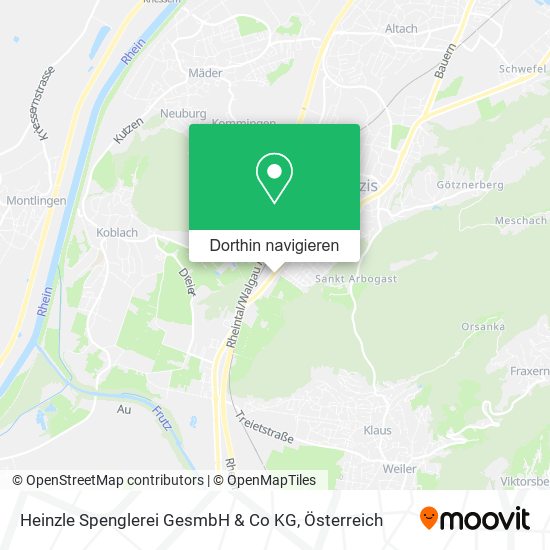 Heinzle Spenglerei GesmbH & Co KG Karte