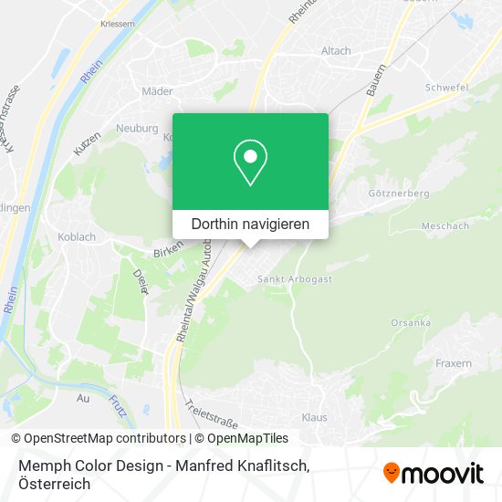 Memph Color Design - Manfred Knaflitsch Karte