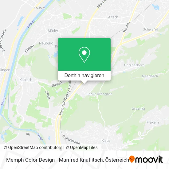 Memph Color Design - Manfred Knaflitsch Karte