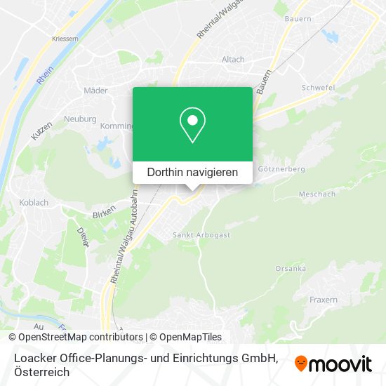 Loacker Office-Planungs- und Einrichtungs GmbH Karte
