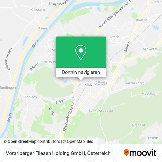 Vorarlberger Fliesen Holding GmbH Karte