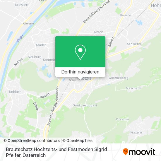 Brautschatz Hochzeits- und Festmoden Sigrid Pfeifer Karte