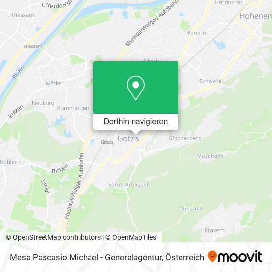 Mesa Pascasio Michael - Generalagentur Karte