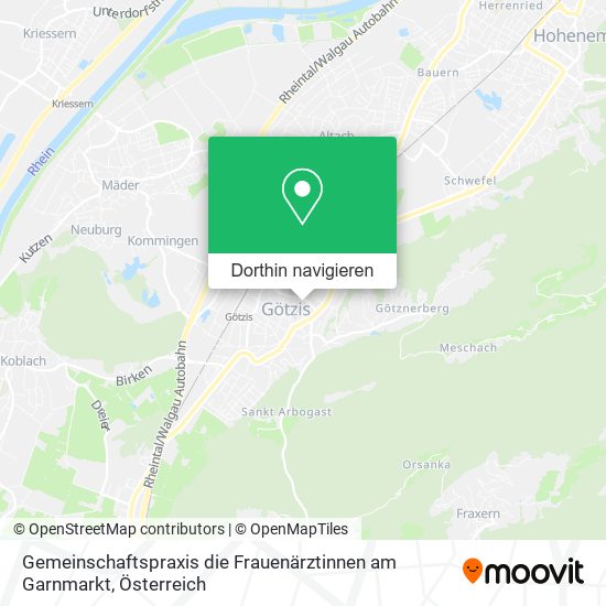 Gemeinschaftspraxis die Frauenärztinnen am Garnmarkt Karte
