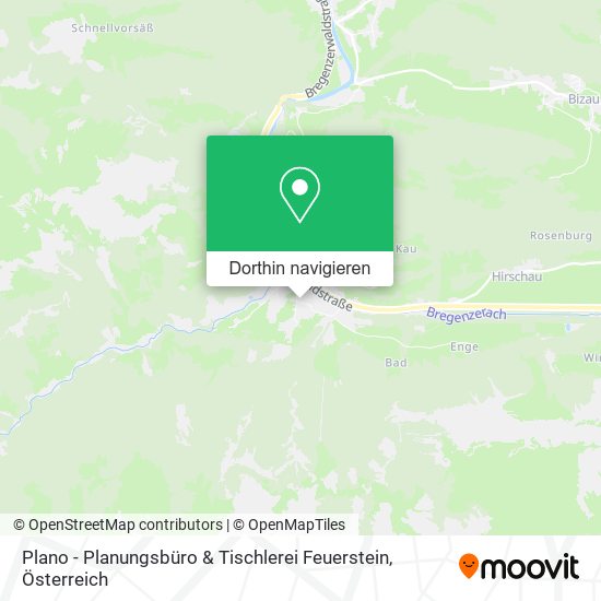 Plano - Planungsbüro & Tischlerei Feuerstein Karte