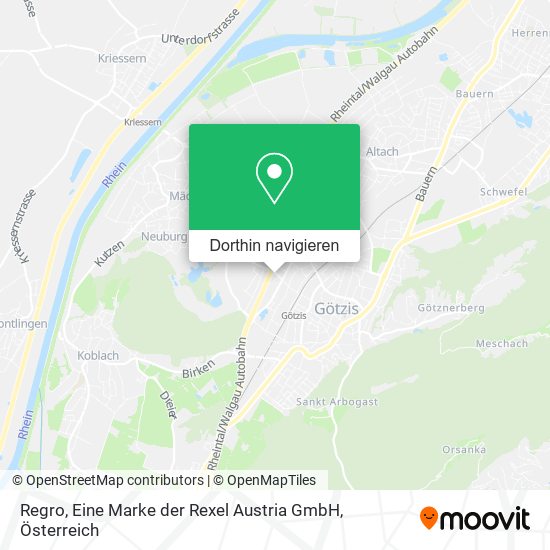 Regro, Eine Marke der Rexel Austria GmbH Karte
